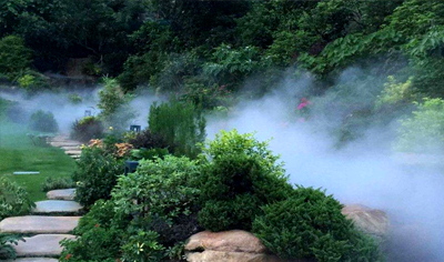 水立方霧森景觀(guān)：可控霧效